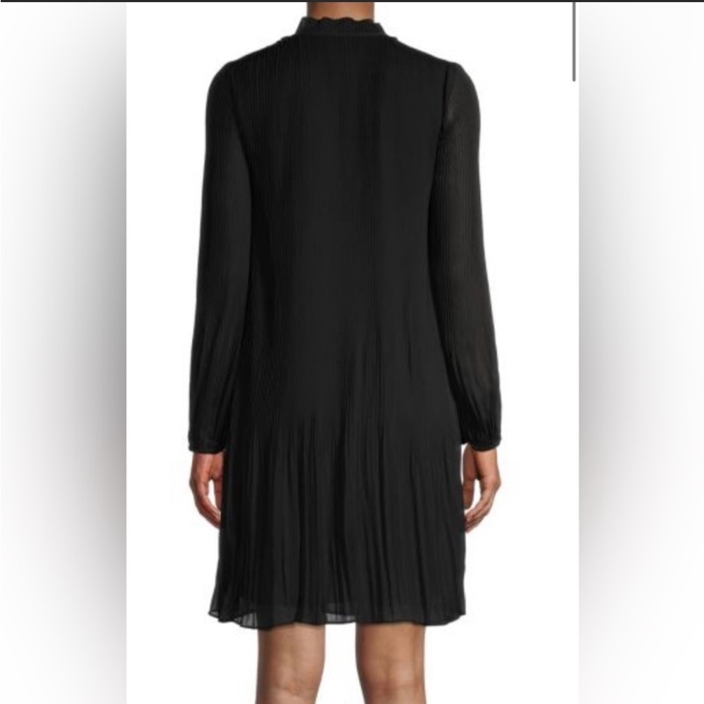 DKNY -Tie-Neck Pleated Shift Dress Size 12